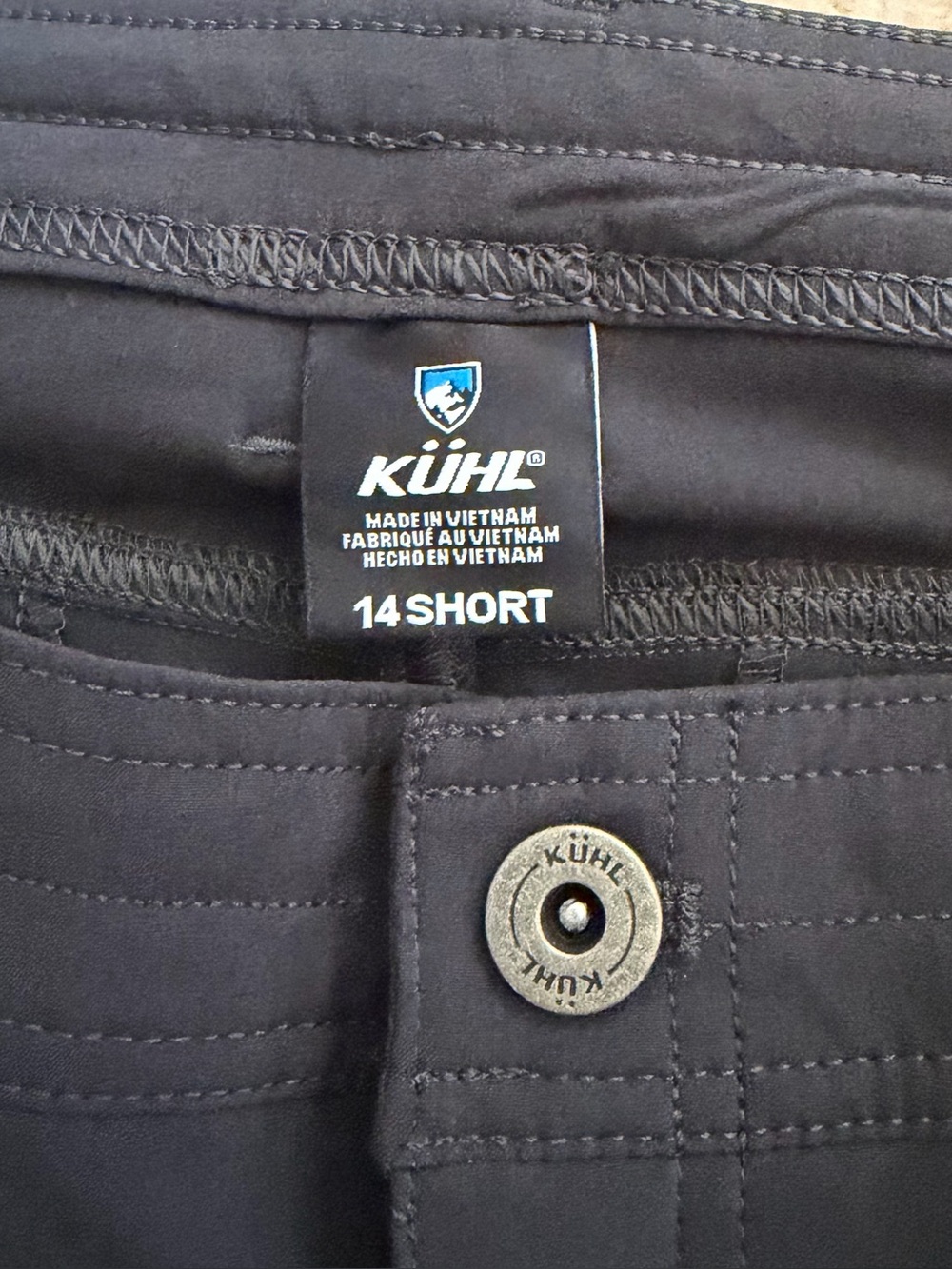Kuhl Pants Womens 14 Short black Cargo Roll Up Hiking Outdoor Stretch Trail Tech - Picture 10 of 12